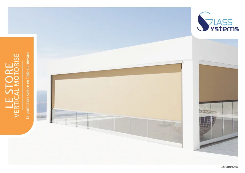 Catalogue store plissé ou enrouleur Glass Systems