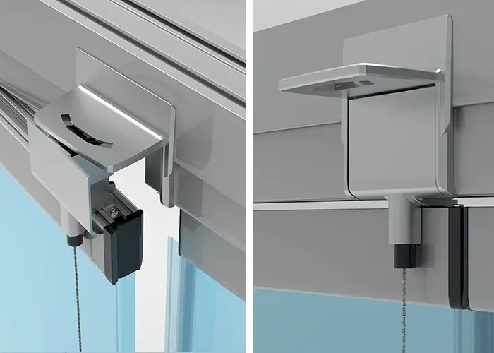 Tirette sur le profilé pour créer une petite aération