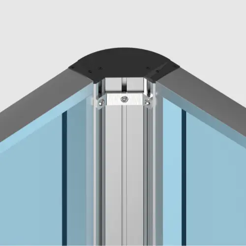 Accessoires de connexion en angle pour paravent extérieur fixe pour les configurations de terrasse ou balcon