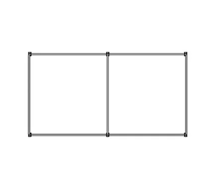 configuration de la Pergola Déco adossée au mur Glass Systems