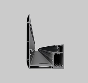 Support mural, élements compris dans la structure de la Pergola à Toiture Modulable en aluminium Glass Systems