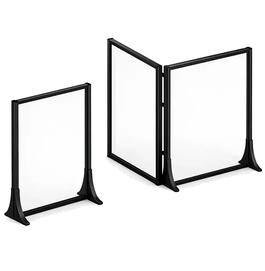 configurations sur mesure de garde-corps en verre avec poteaux alu